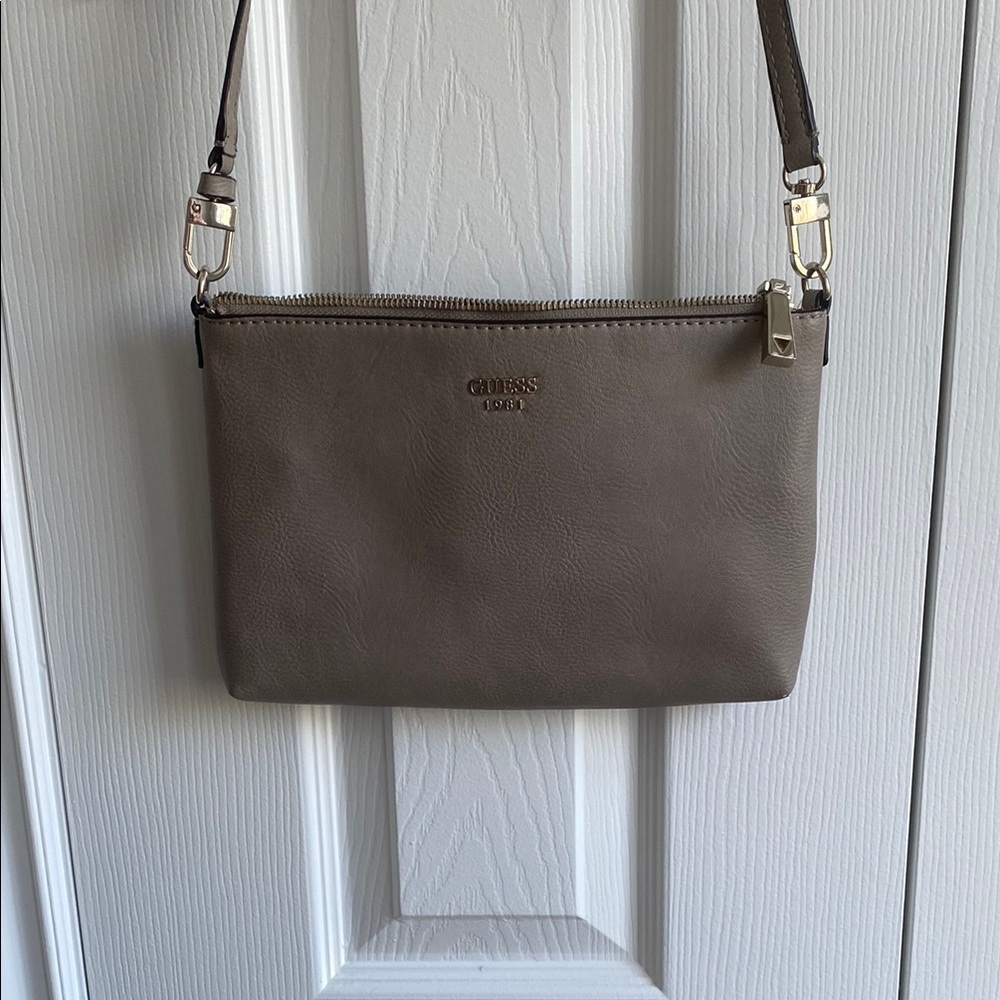 GUESS Taupe Crossbody Bag